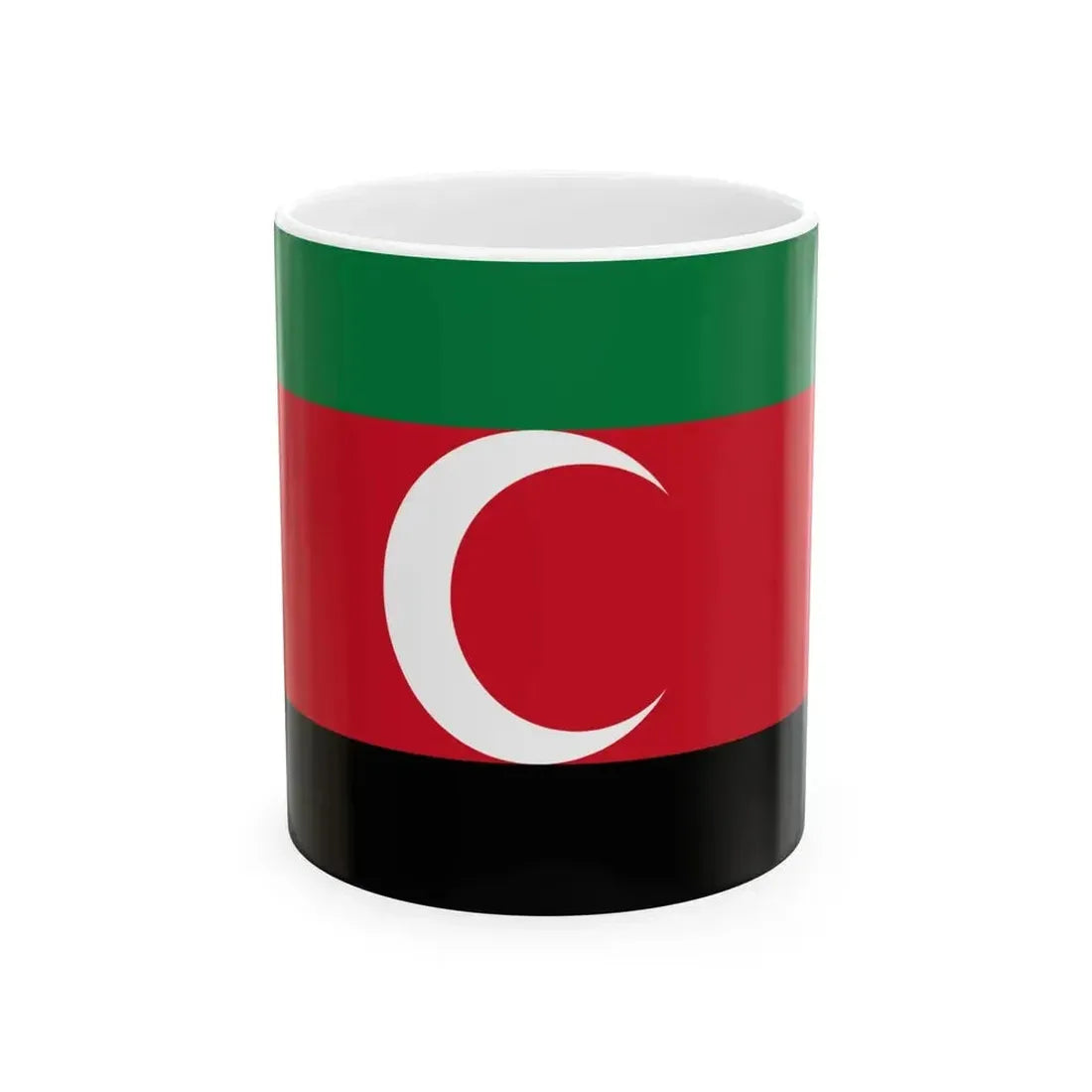 Flag of Darfur (Sudan) White Coffee Mug 11oz - Go Mug Yourself