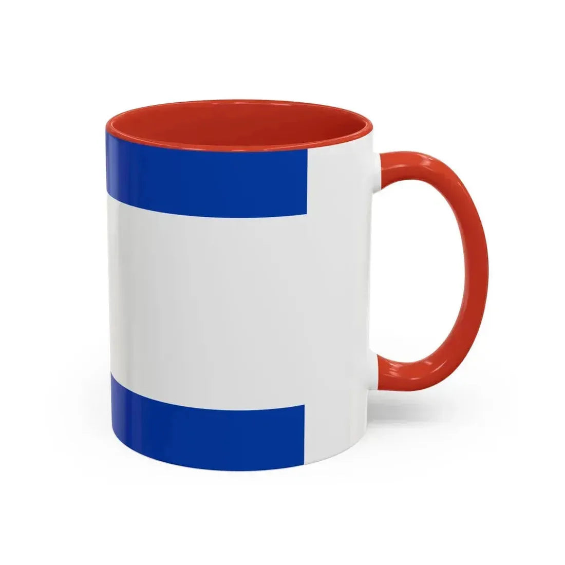 Flag of Darmstadt Dieburg Germany - Accent Coffee Mug - Go Mug Yourself