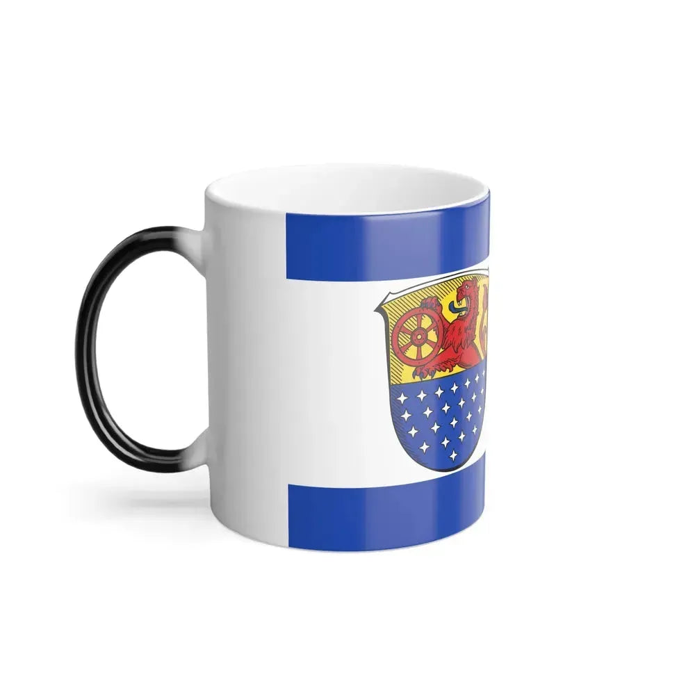 Flag of Darmstadt Dieburg Germany - Color Changing Coffee Mug - Go Mug Yourself
