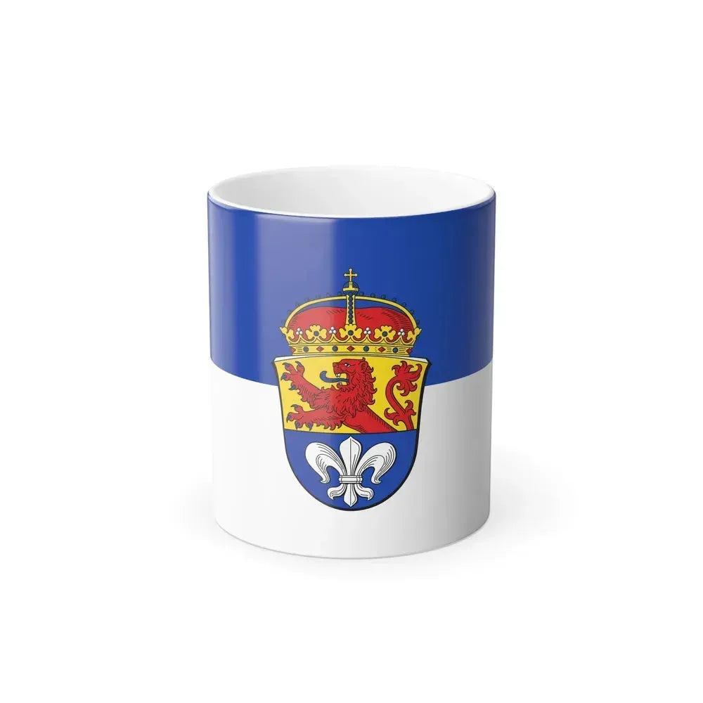 Flag of Darmstadt Germany - Color Changing Coffee Mug 11oz - Go Mug Yourself