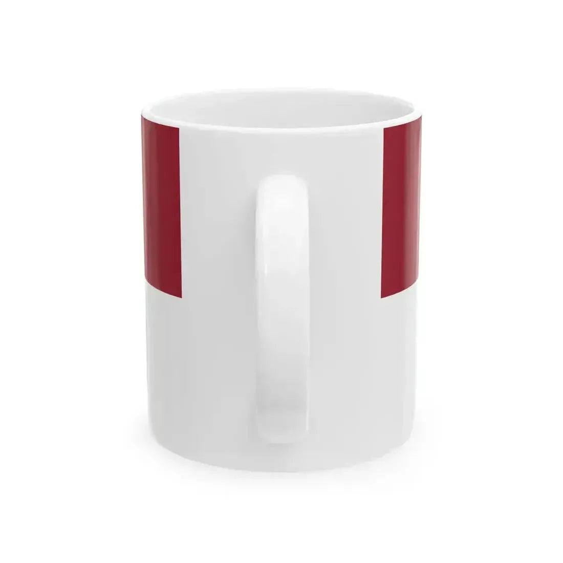 Flag of Daugavpils (Latvia) White Coffee Mug - Go Mug Yourself