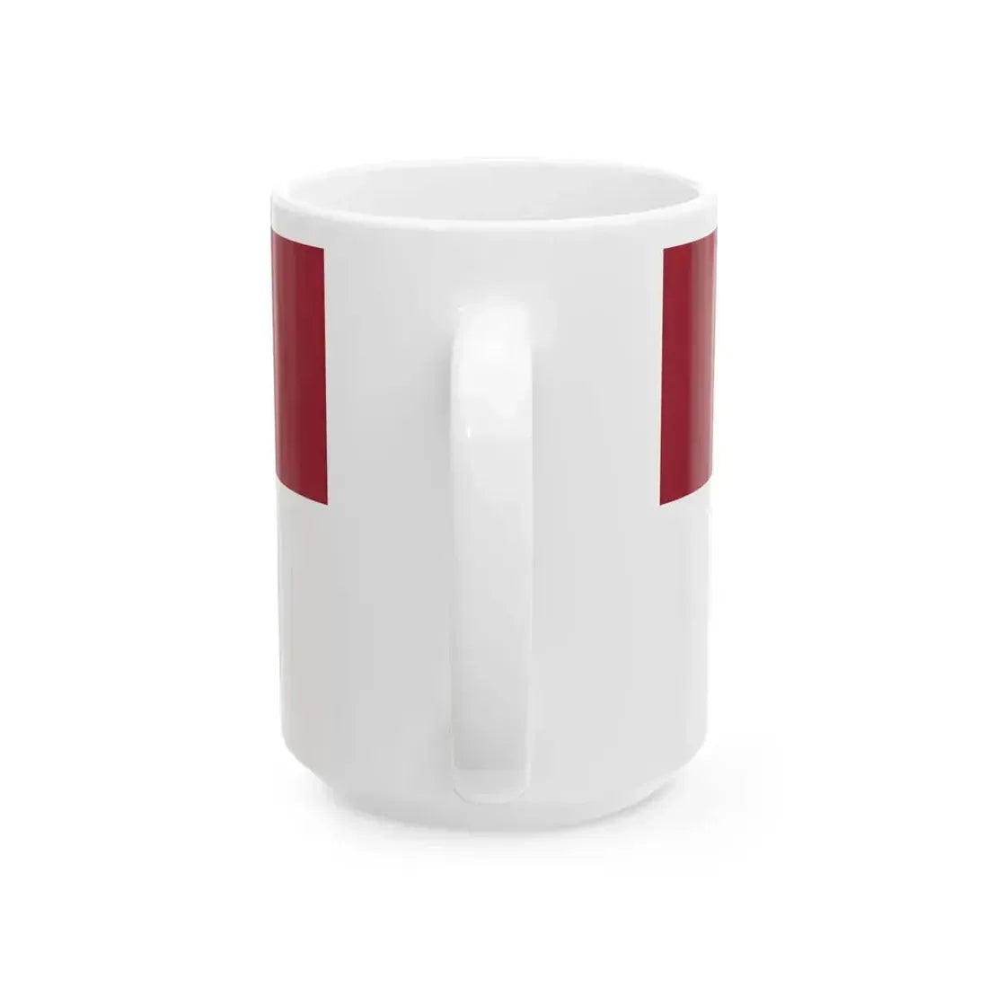 Flag of Daugavpils (Latvia) White Coffee Mug - Go Mug Yourself