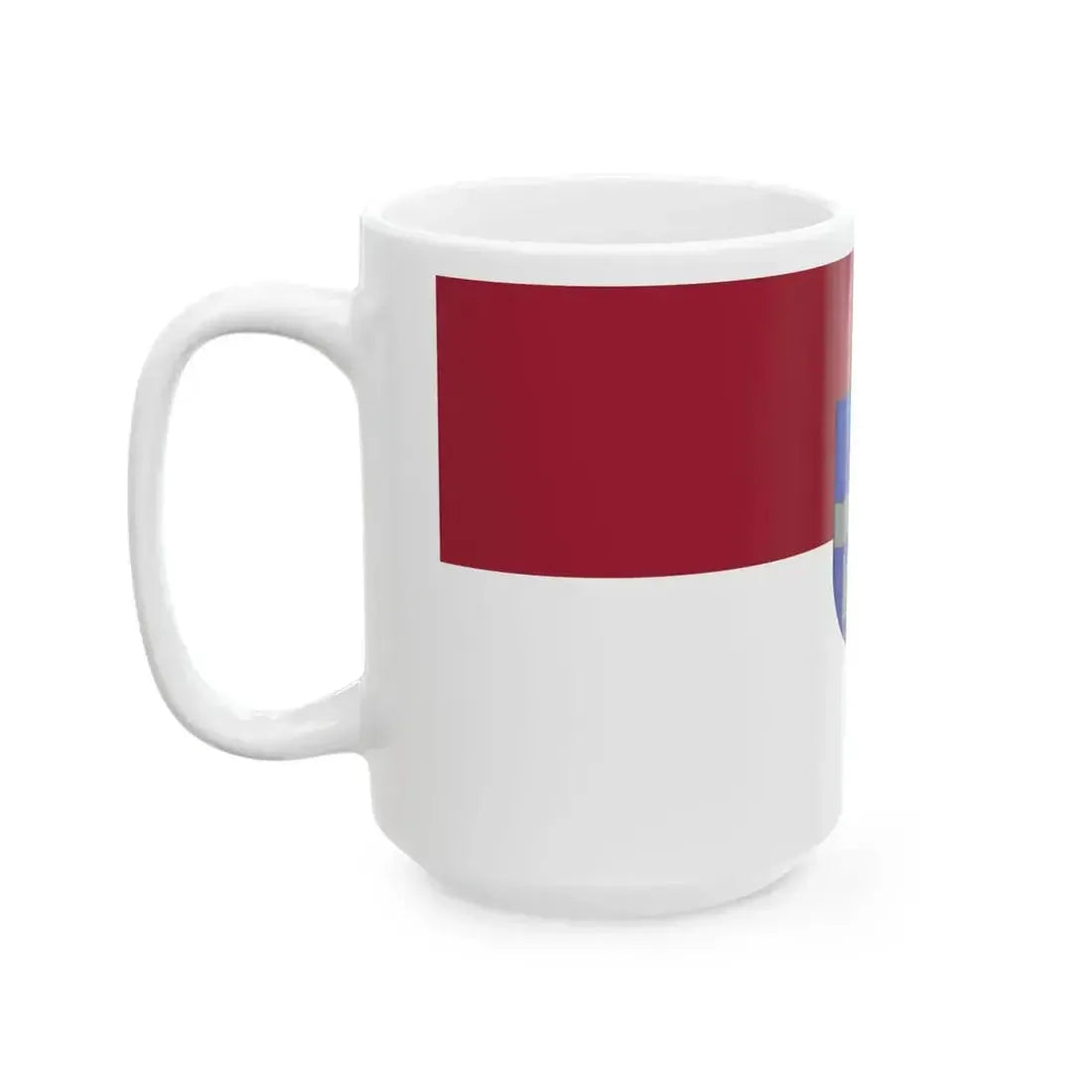 Flag of Daugavpils (Latvia) White Coffee Mug - Go Mug Yourself