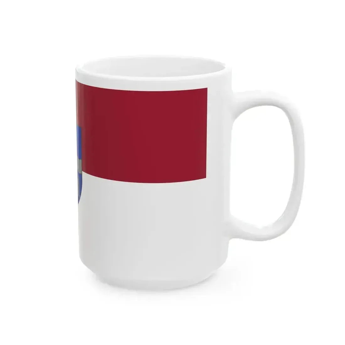 Flag of Daugavpils (Latvia) White Coffee Mug - Go Mug Yourself