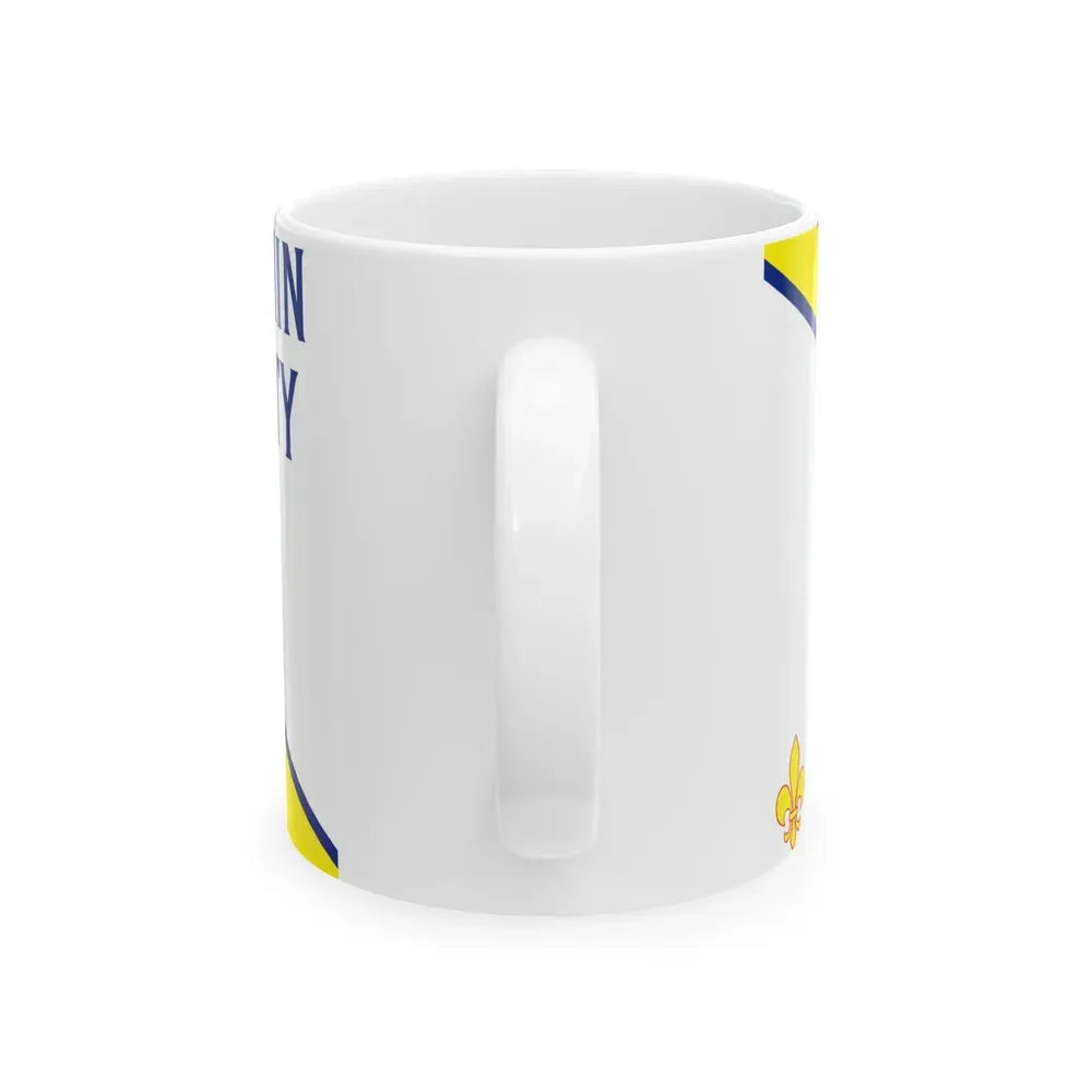 Flag of Dauphin County Pennsylvania (United States) White Coffee Mug - Go Mug Yourself