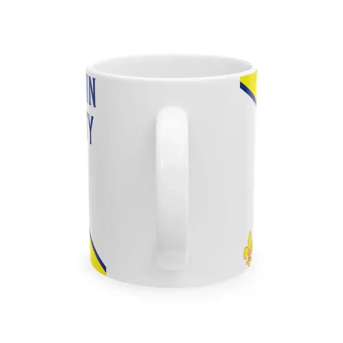 Flag of Dauphin County Pennsylvania (United States) White Coffee Mug - Go Mug Yourself