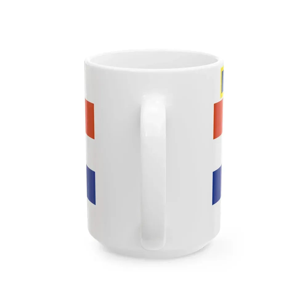 Flag of Davenport Iowa (United States) White Coffee Mug - Go Mug Yourself