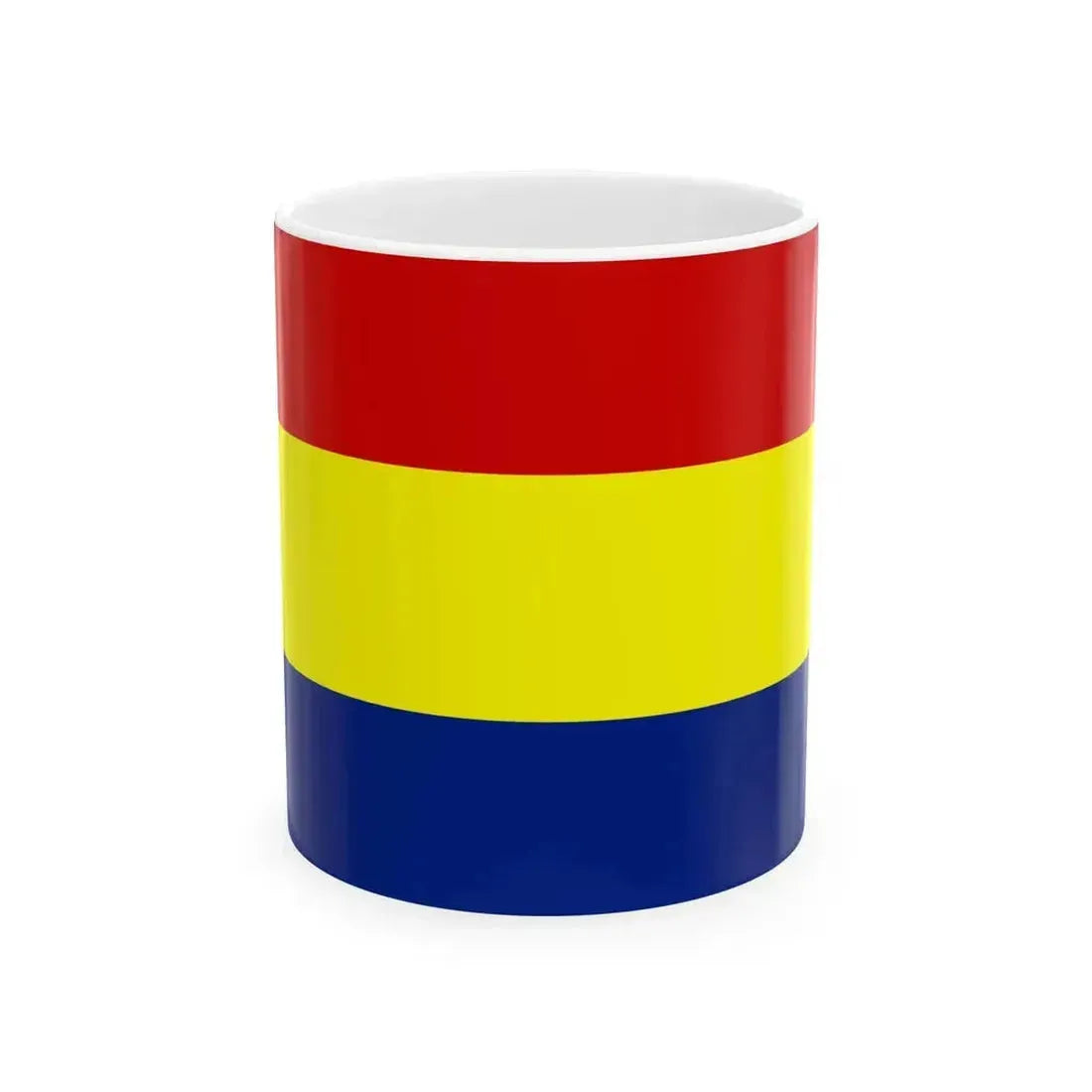 Flag of Dayak Besar (Indonesia) White Coffee Mug 11oz - Go Mug Yourself