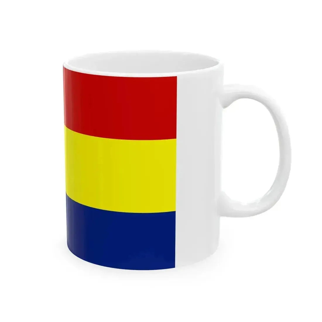 Flag of Dayak Besar (Indonesia) White Coffee Mug - Go Mug Yourself