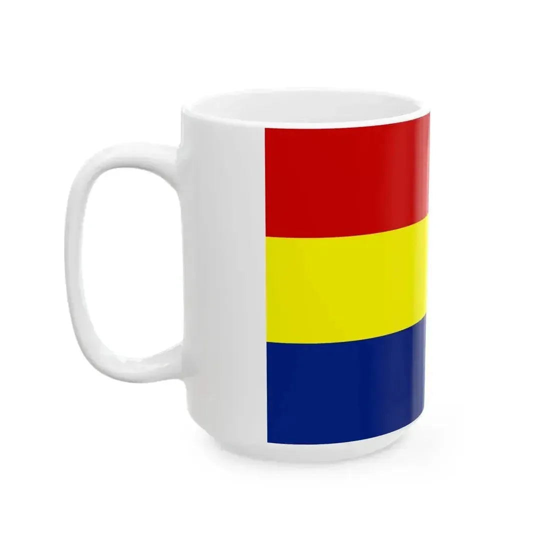 Flag of Dayak Besar (Indonesia) White Coffee Mug - Go Mug Yourself