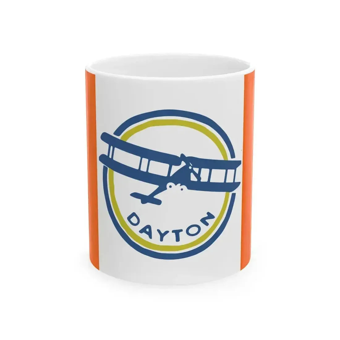 Flag of Dayton Ohio 1917-1958 (United States) White Coffee Mug 11oz - Go Mug Yourself