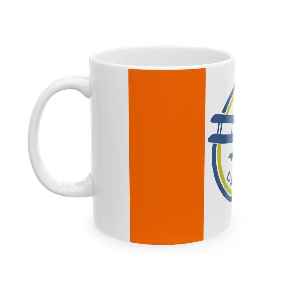 Flag of Dayton Ohio 1917-1958 (United States) White Coffee Mug - Go Mug Yourself
