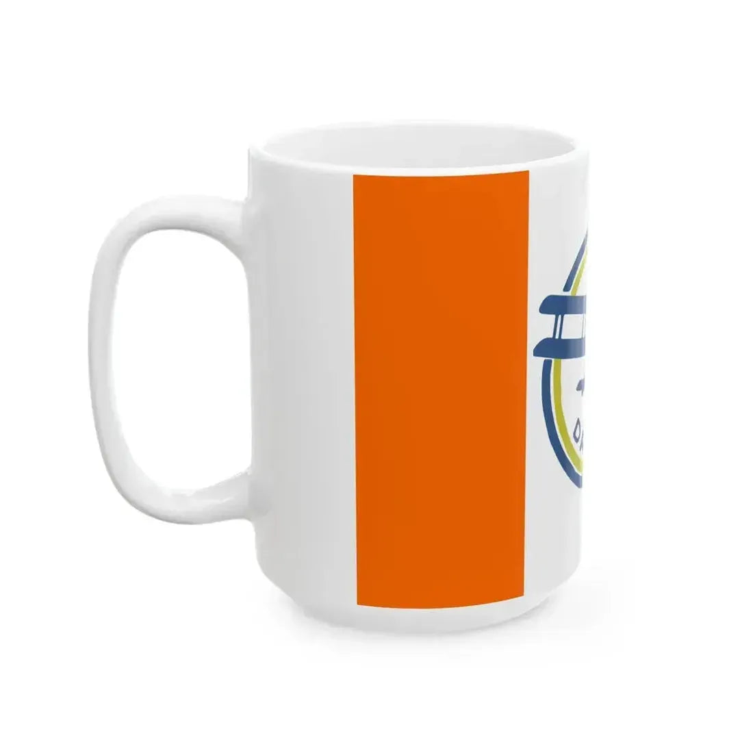 Flag of Dayton Ohio 1917-1958 (United States) White Coffee Mug - Go Mug Yourself