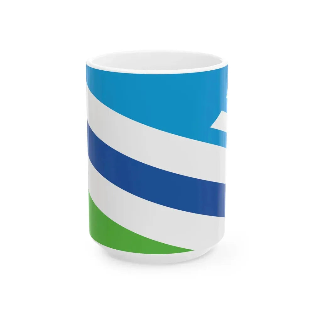 Flag of Dayton Ohio (United States) White Coffee Mug 15oz - Go Mug Yourself
