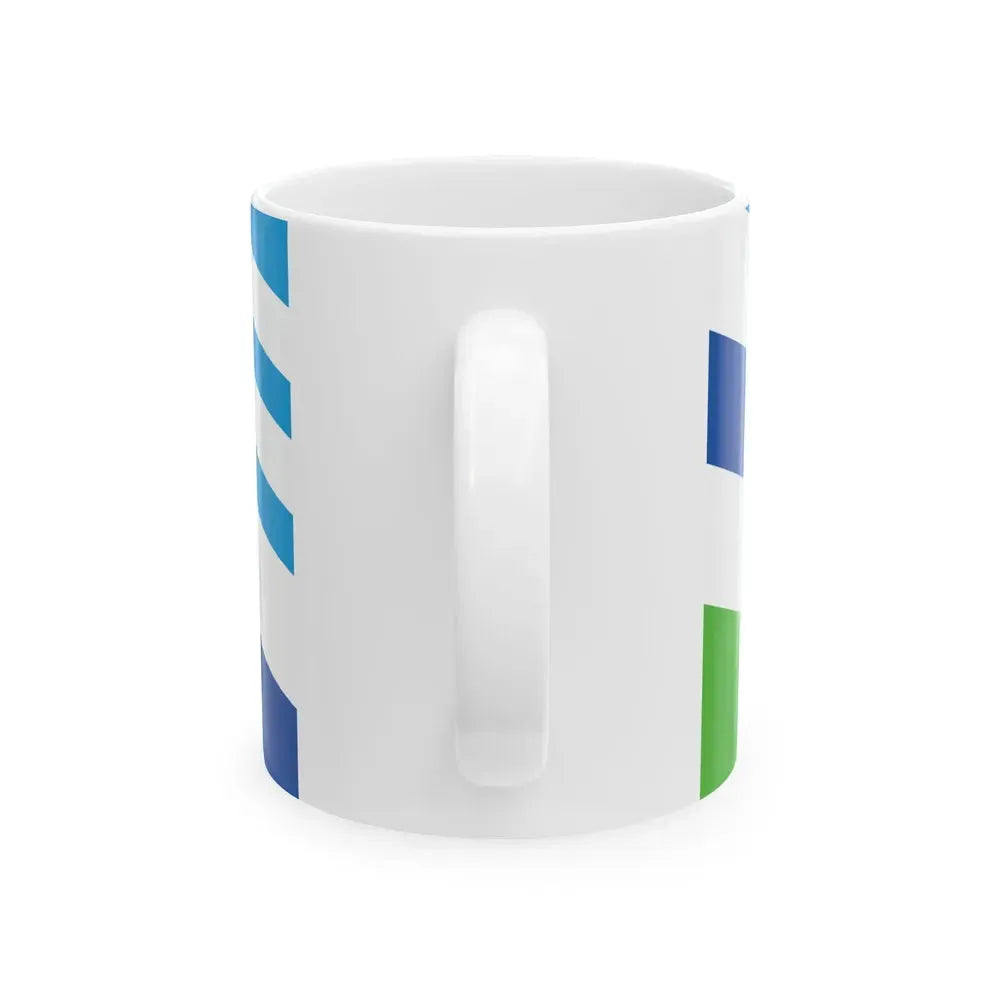 Flag of Dayton Ohio (United States) White Coffee Mug - Go Mug Yourself