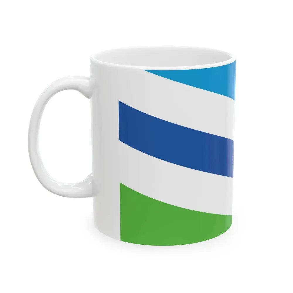 Flag of Dayton Ohio (United States) White Coffee Mug - Go Mug Yourself