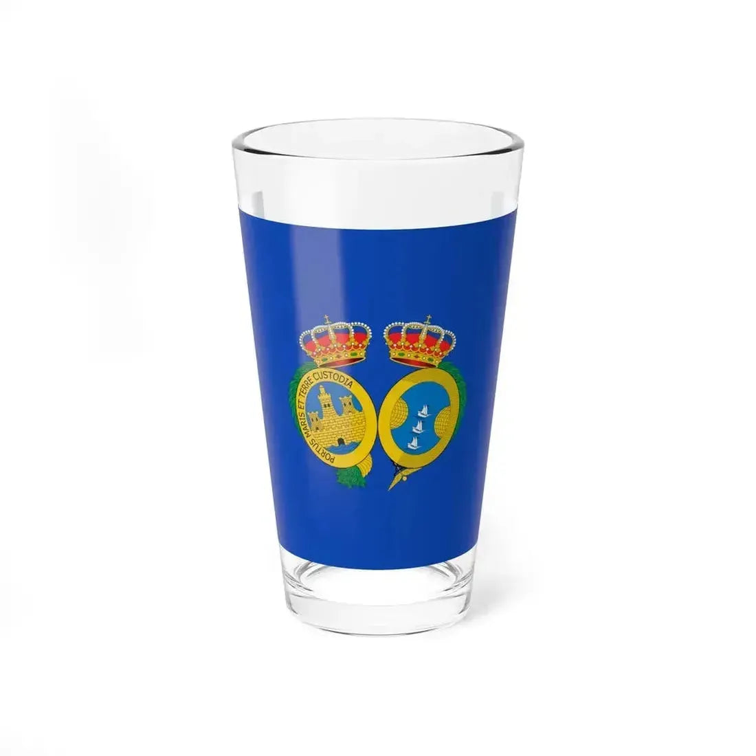 Flag of De Huelva Spain - Pint Glass 16oz 16oz - Go Mug Yourself