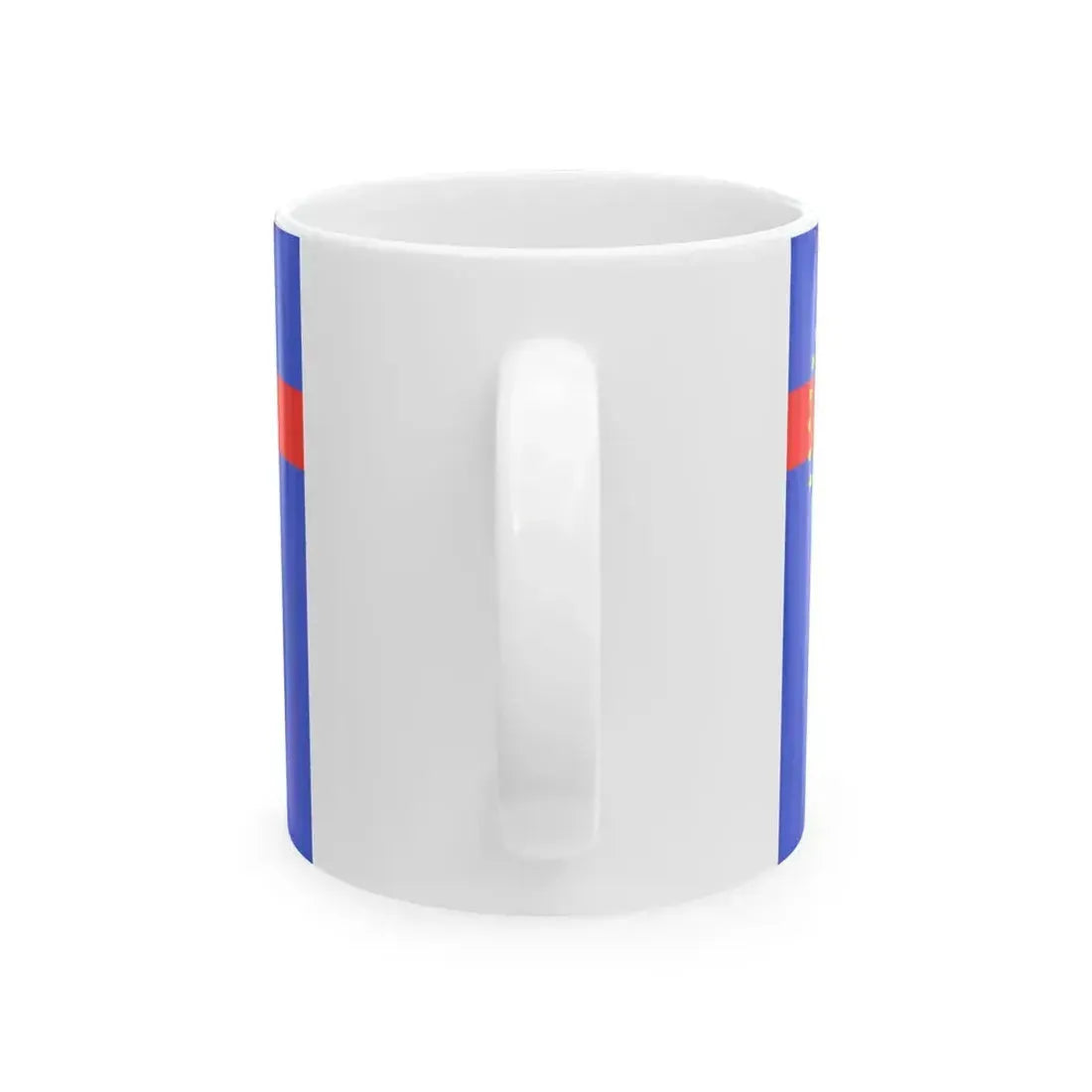 Flag of Debarca Municipality North Macedonia (North Macedonia) White Coffee Mug - Go Mug Yourself