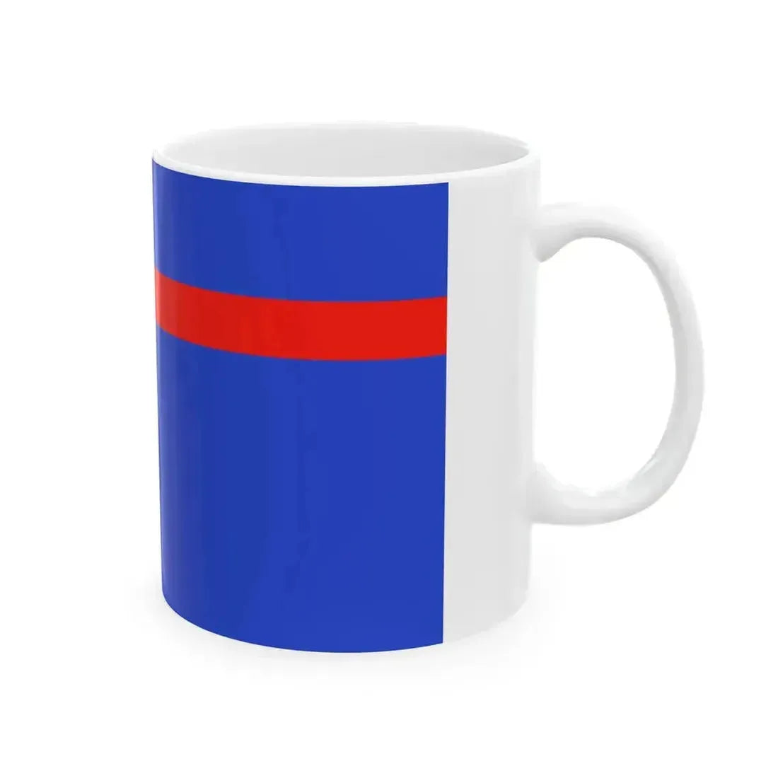 Flag of Debarca Municipality North Macedonia (North Macedonia) White Coffee Mug - Go Mug Yourself