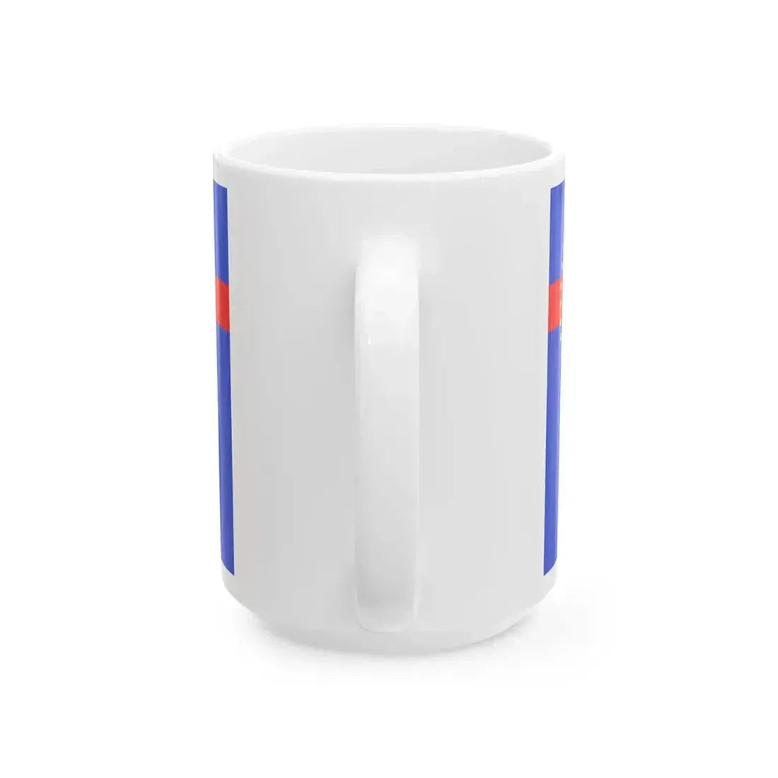 Flag of Debarca Municipality North Macedonia (North Macedonia) White Coffee Mug - Go Mug Yourself