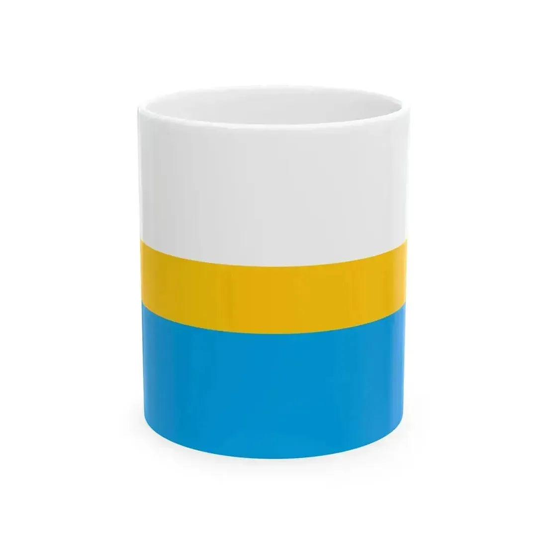 Flag of Deblin (Poland) White Coffee Mug 11oz - Go Mug Yourself