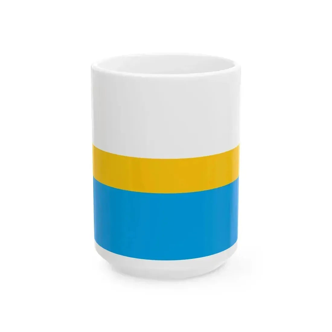 Flag of Deblin (Poland) White Coffee Mug 15oz - Go Mug Yourself