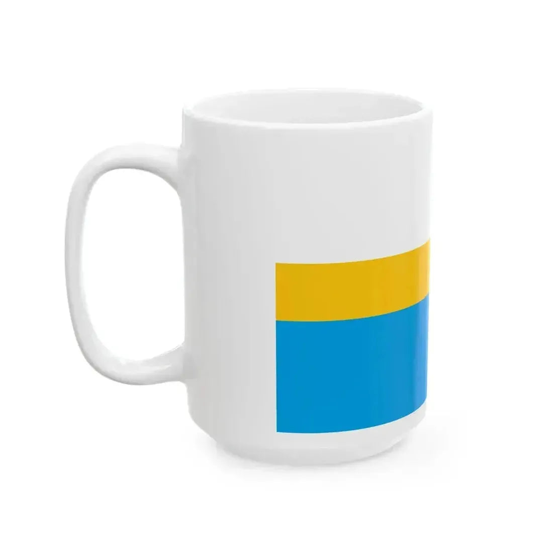 Flag of Deblin (Poland) White Coffee Mug - Go Mug Yourself