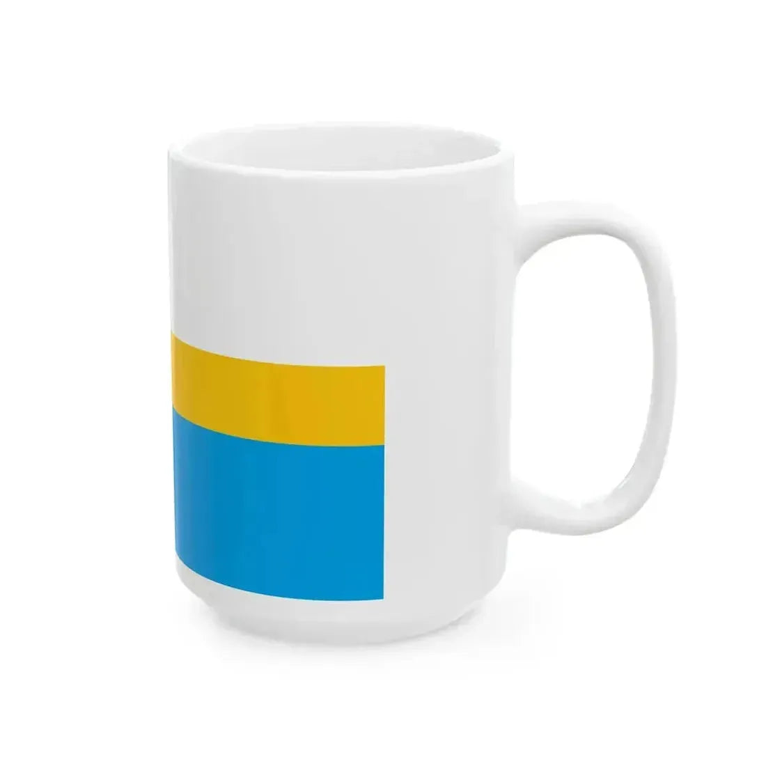 Flag of Deblin (Poland) White Coffee Mug - Go Mug Yourself