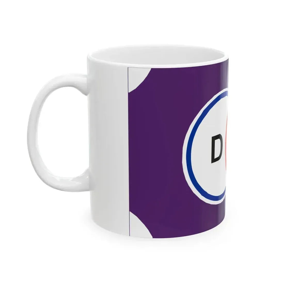 Flag of Defensor Sporting (Uruguay) White Coffee Mug - Go Mug Yourself