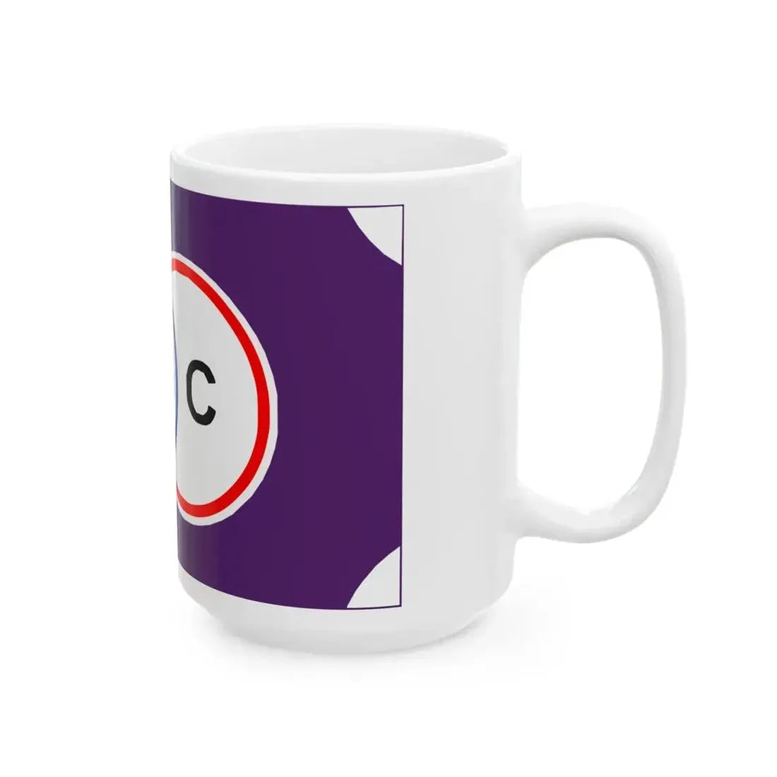 Flag of Defensor Sporting (Uruguay) White Coffee Mug - Go Mug Yourself
