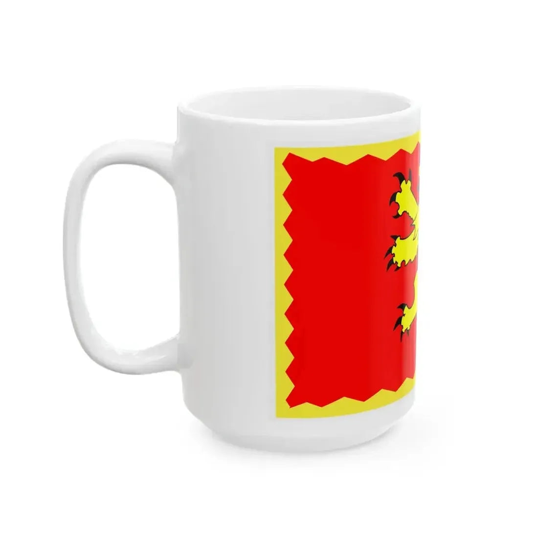 Flag of Deheubarth (United Kingdom) White Coffee Mug - Go Mug Yourself