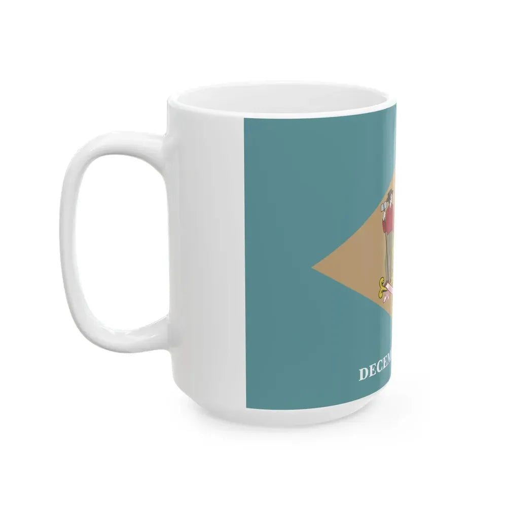 Flag of Delaware (United States) White Coffee Mug - Go Mug Yourself