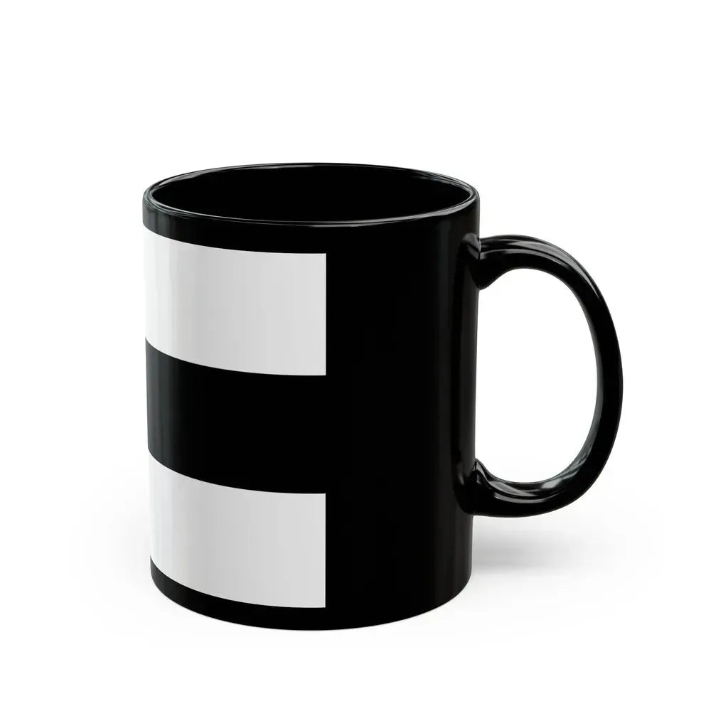 Flag of Delft Home of the primary Tech University and the painter Vermeer Delft University of Technology Johannes Vermeer Netherlands - Black Coffee Mug - Go Mug Yourself