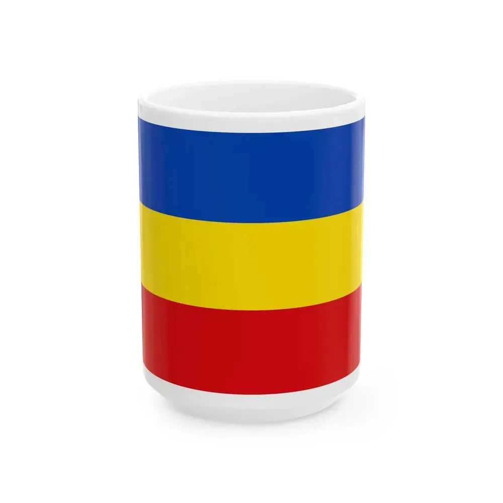Flag of Delmenhorst Germany - White Coffee Mug 15oz - Go Mug Yourself