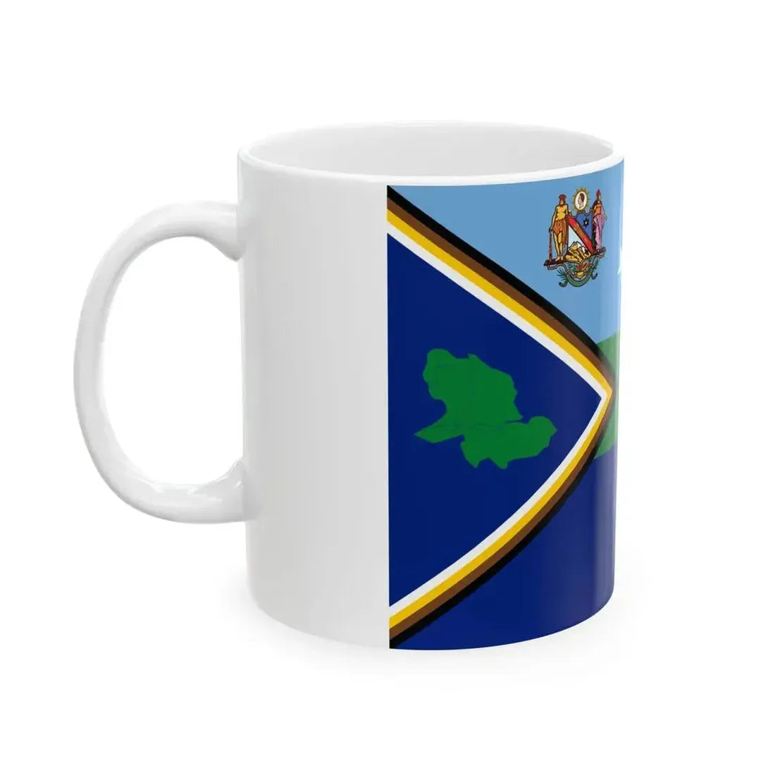 Flag of Delta Amacuro State (Venezuela) White Coffee Mug - Go Mug Yourself