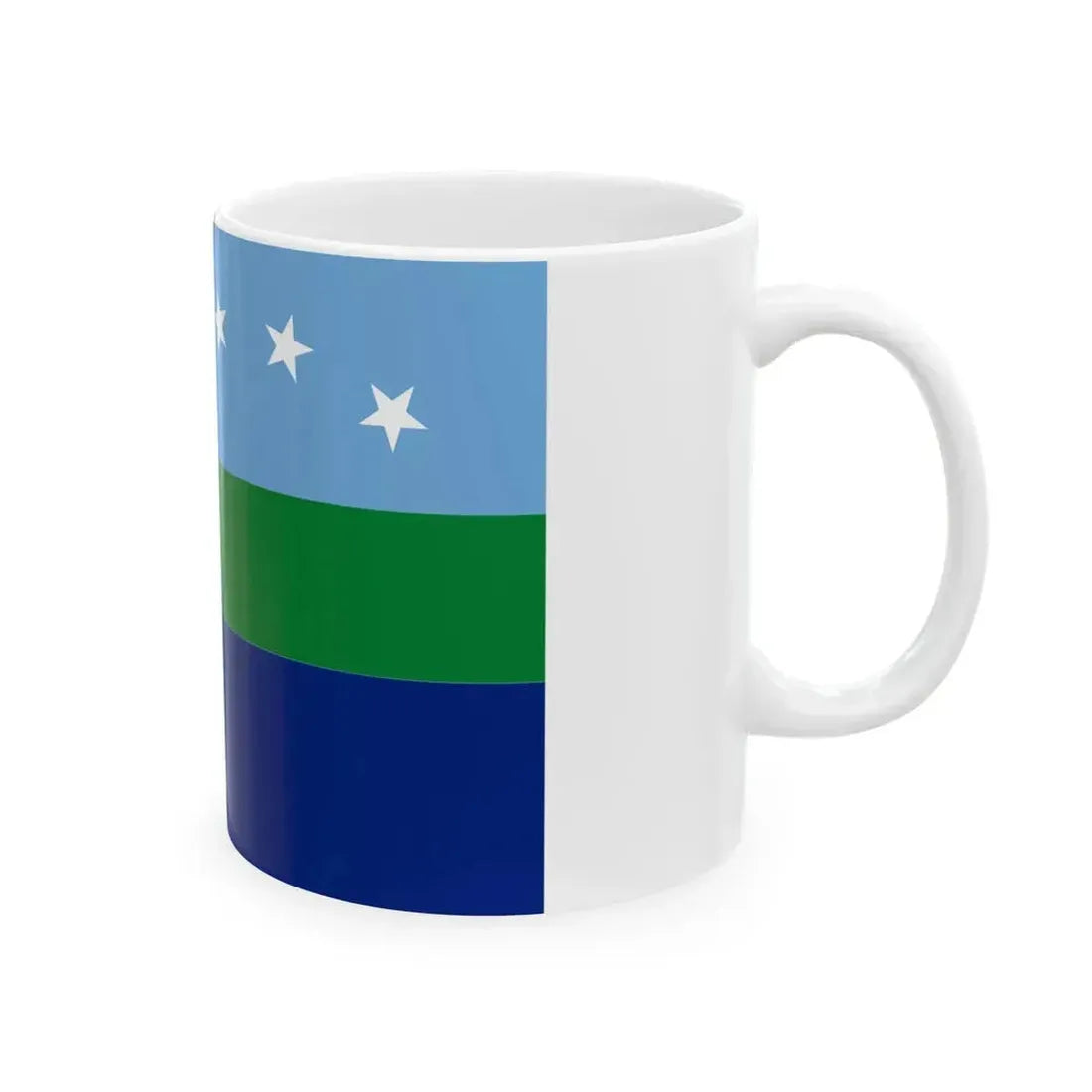 Flag of Delta Amacuro State (Venezuela) White Coffee Mug - Go Mug Yourself