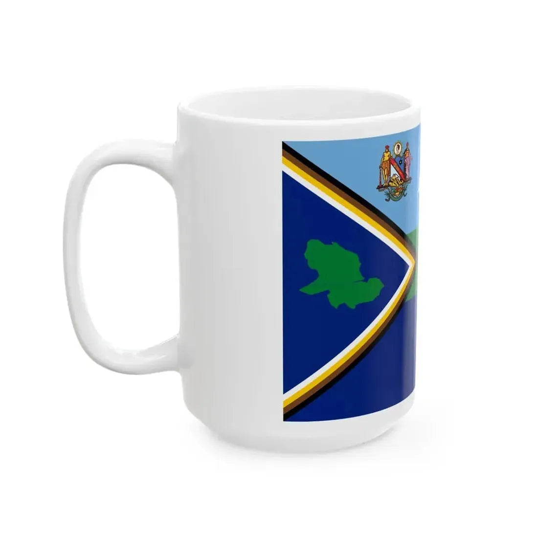 Flag of Delta Amacuro State (Venezuela) White Coffee Mug - Go Mug Yourself