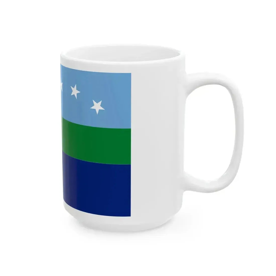 Flag of Delta Amacuro State (Venezuela) White Coffee Mug - Go Mug Yourself