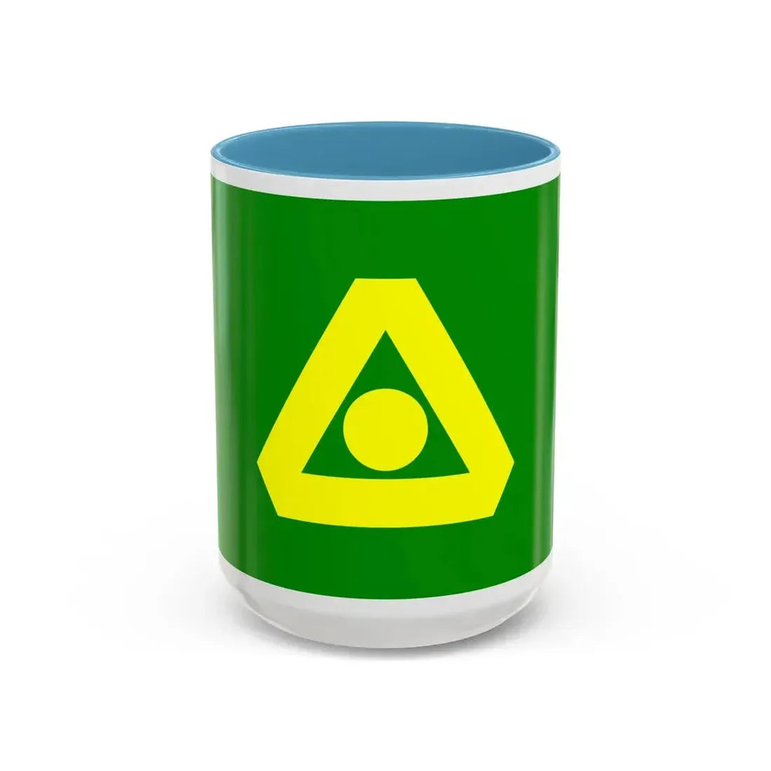 Flag of Delta British Columbia Canada - Accent Coffee Mug 15oz Light Blue - Go Mug Yourself