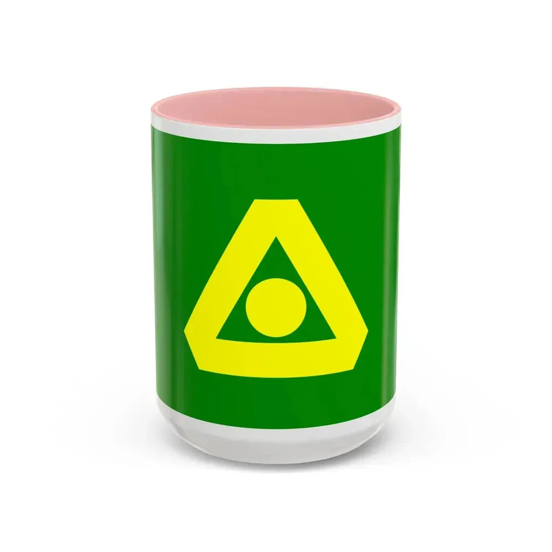Flag of Delta British Columbia Canada - Accent Coffee Mug 15oz Pink - Go Mug Yourself