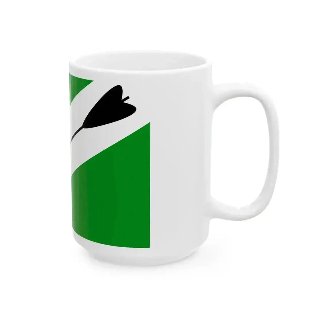 Flag of Demidovsky rayon Smolensk oblast (Russia) White Coffee Mug - Go Mug Yourself