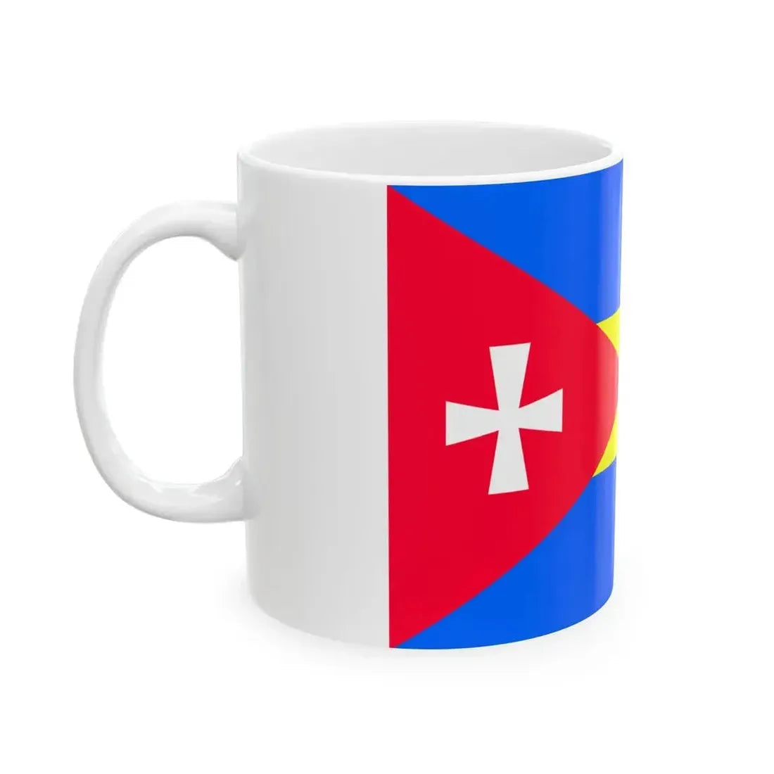 Flag of Demydivka Raion (Ukraine) White Coffee Mug - Go Mug Yourself