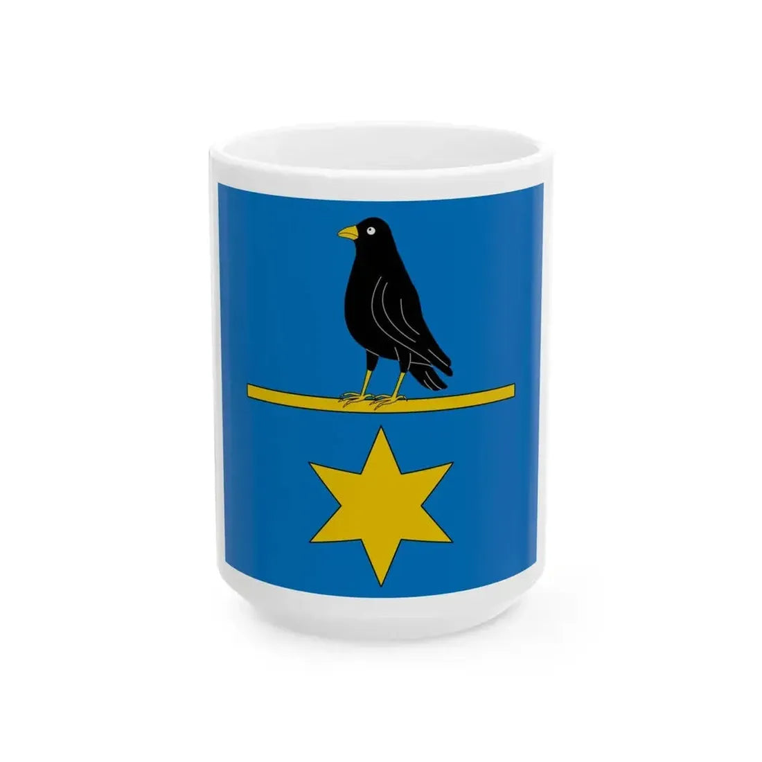 Flag of Denis Theurillat (Switzerland) White Coffee Mug 15oz - Go Mug Yourself