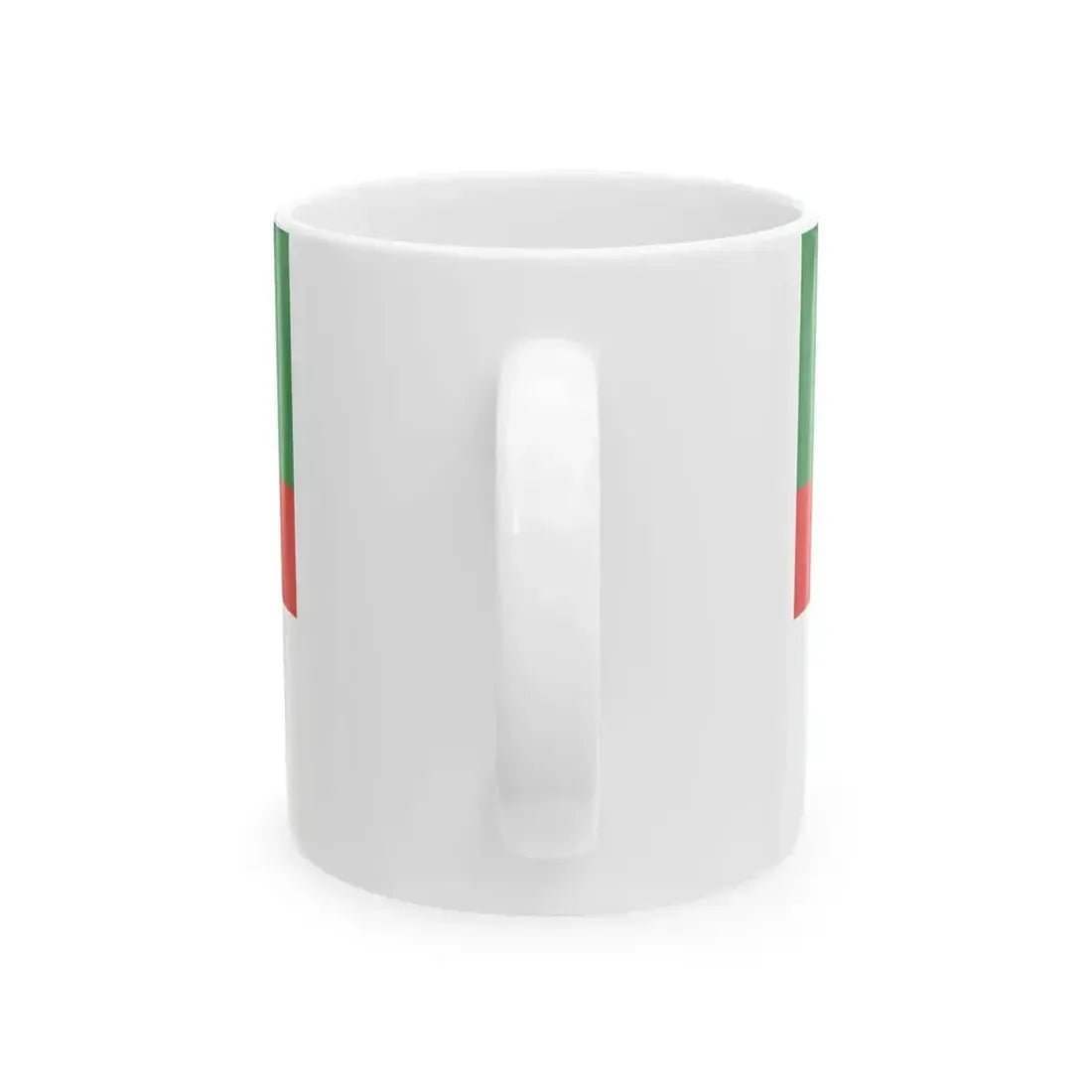 Flag of Denison Texas (United States) White Coffee Mug - Go Mug Yourself