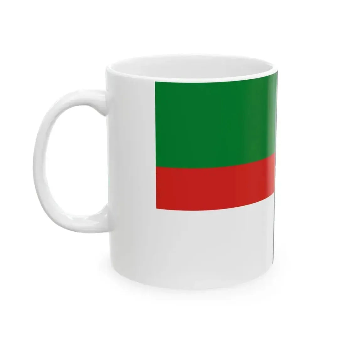 Flag of Denison Texas (United States) White Coffee Mug - Go Mug Yourself