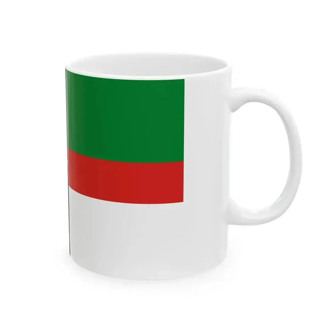 Flag of Denison Texas (United States) White Coffee Mug - Go Mug Yourself