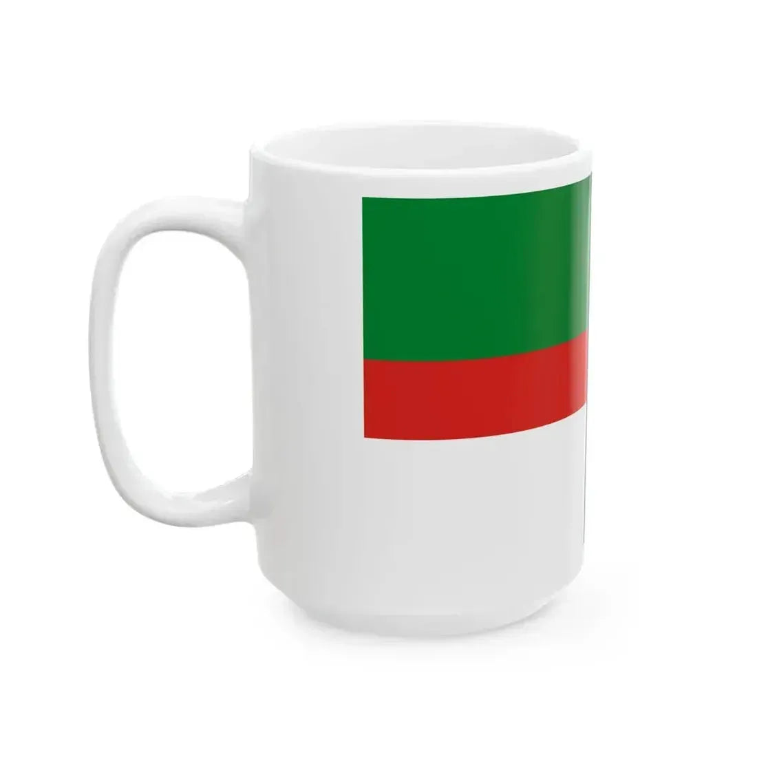 Flag of Denison Texas (United States) White Coffee Mug - Go Mug Yourself