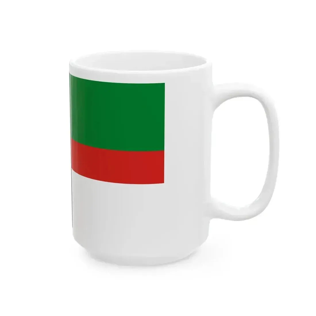 Flag of Denison Texas (United States) White Coffee Mug - Go Mug Yourself