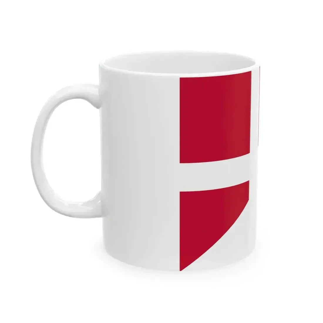 Flag of Denmark and Indonesia (Denmark) White Coffee Mug - Go Mug Yourself