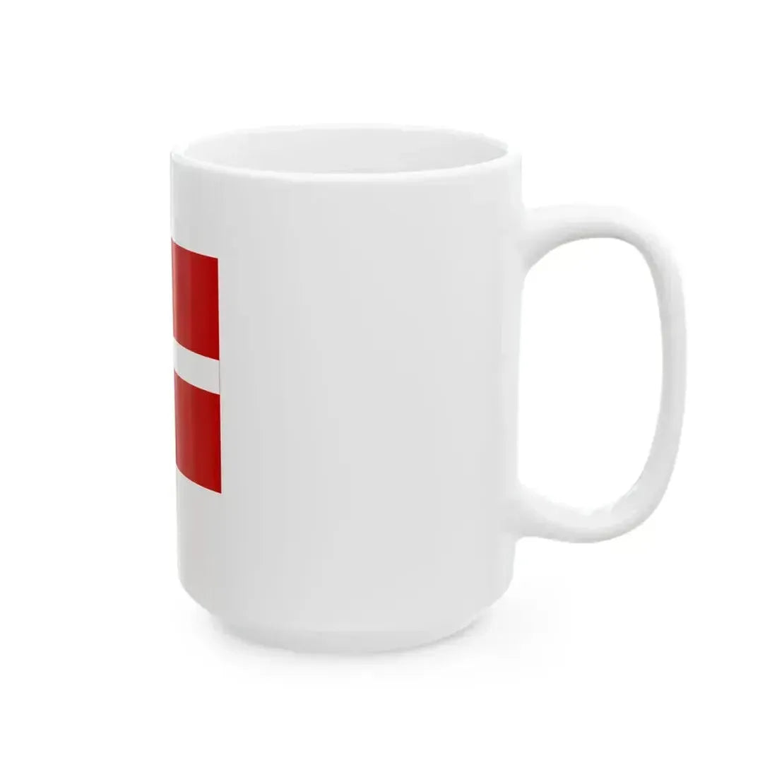 Flag of Denmark parade (Denmark) White Coffee Mug - Go Mug Yourself